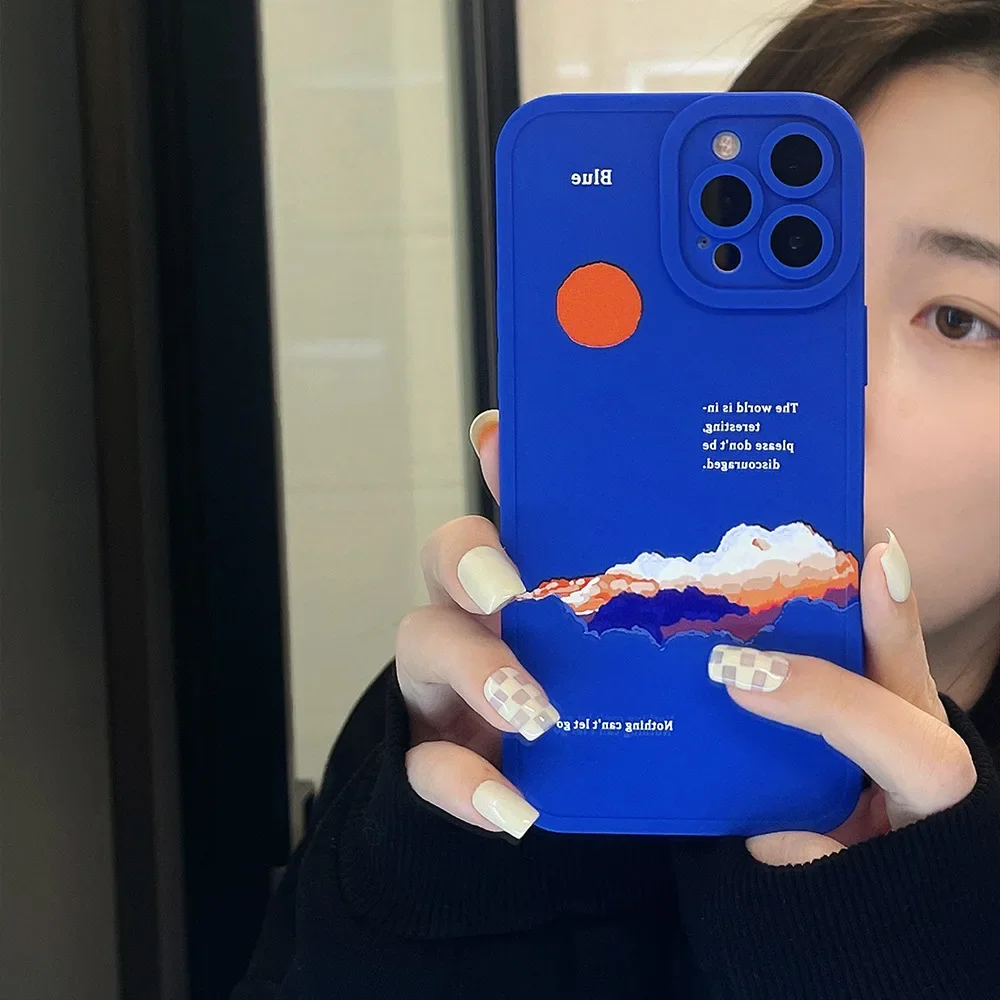 Романтический Синий чехол для телефона с закатом для iphone XR X XSMAX 11 12 13 14 Pro Max 7 8 plus, мини-Чехол, мягкие силиконовые чехлы, coque
Романтический Синий чехол для телефона с закатом для iphone XR X XSMAX 11 12 13 14 Pro Max 7 8 plus, мини-Чехол, мягкие силиконовые чехлы, coque