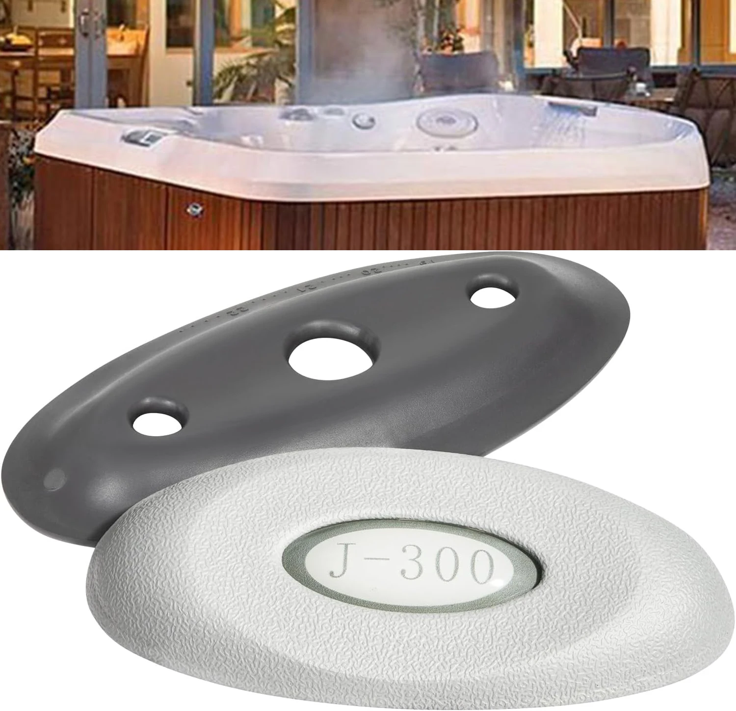 2472-824 Oval Pillow Insert + Back Mount for Jacuzzi J-300 Series Hot Tubs & Spas(2004-2018), Headrest Pillow Replace 2455-263
2472-824 Oval Pillow Insert + Back Mount for Jacuzzi J-300 Series Hot Tubs & Spas(2004-2018), Headrest Pillow Replace 2455-263