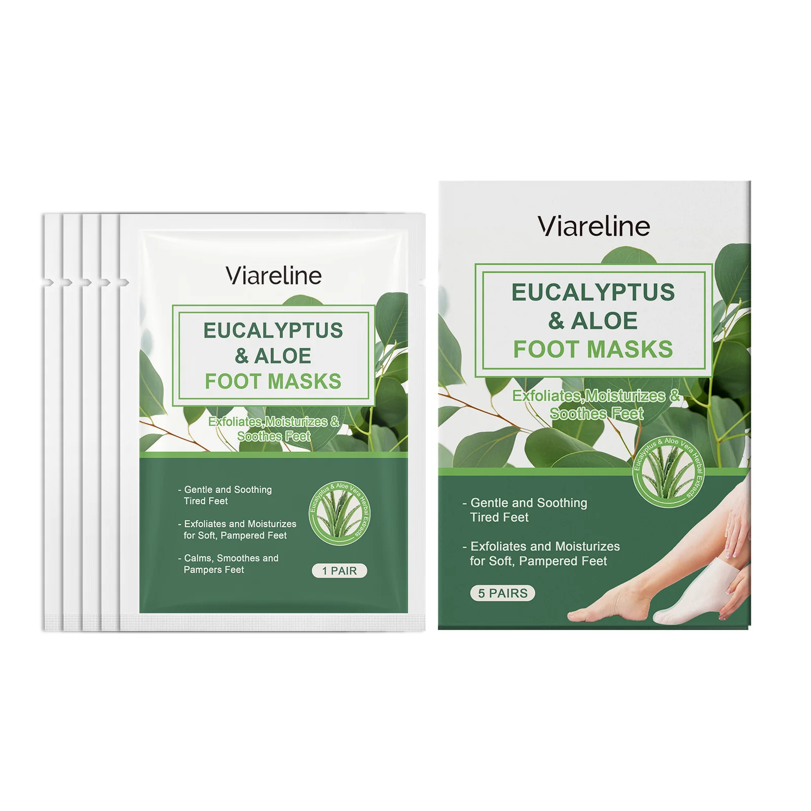 Отшелушивающая увлажняющая маска для ног Viareline Aloe Vera, нежно очищает отшелушивающую кожу и увлажняет нежную и
Отшелушивающая увлажняющая маска для ног Viareline Aloe Vera, нежно очищает отшелушивающую кожу и увлажняет нежную и