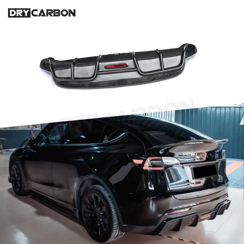 For Tesla Model Y SUV 2020+ 4-Door Carbon Fiber Rear Bumper Diffuser Lip Side Splitter Guard Plate Cover Chin Lid FRP Black
For Tesla Model Y SUV 2020+ 4-Door Carbon Fiber Rear Bumper Diffuser Lip Side Splitter Guard Plate Cover Chin Lid FRP Black