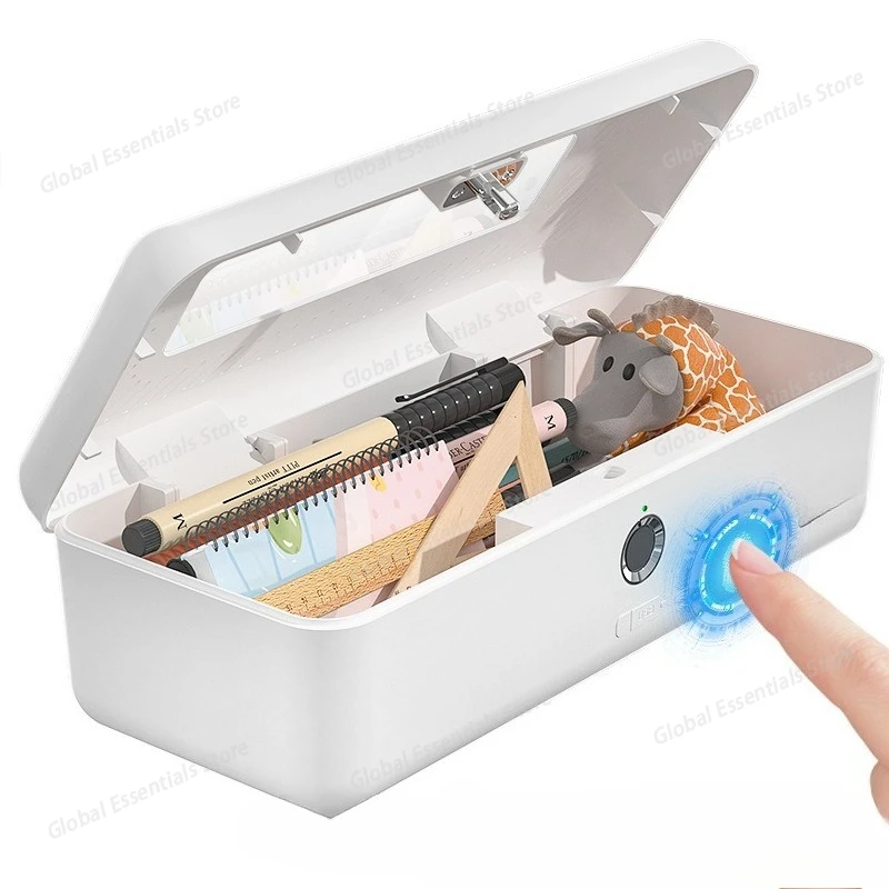 Safe Fingerprint Storage Privacy Box Key ID Card Jewelry Box with Combination Lock Storage Safe Security
Safe Fingerprint Storage Privacy Box Key ID Card Jewelry Box with Combination Lock Storage Safe Security