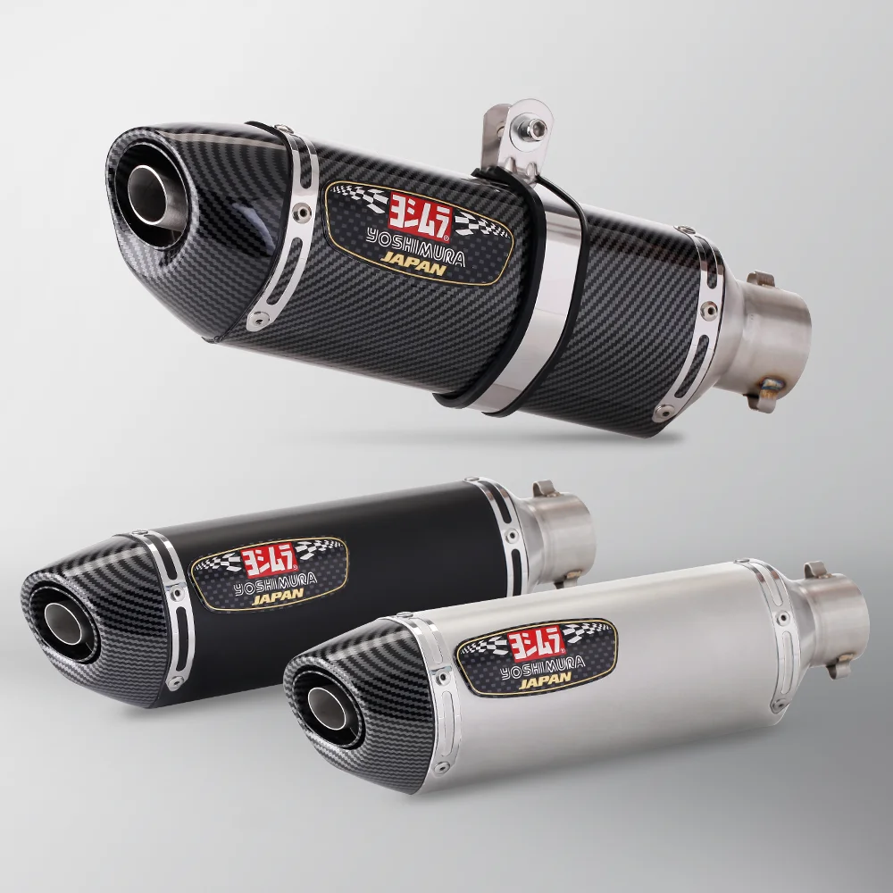 Universal Motorcycle Exhaust Yoshimura Muffler Pipe With DB Killer For ZX6R ZX10 Z900 Z1000 CBR1000 Z750 R1 S1000RR PCX125 R27
Universal Motorcycle Exhaust Yoshimura Muffler Pipe With DB Killer For ZX6R ZX10 Z900 Z1000 CBR1000 Z750 R1 S1000RR PCX125 R27