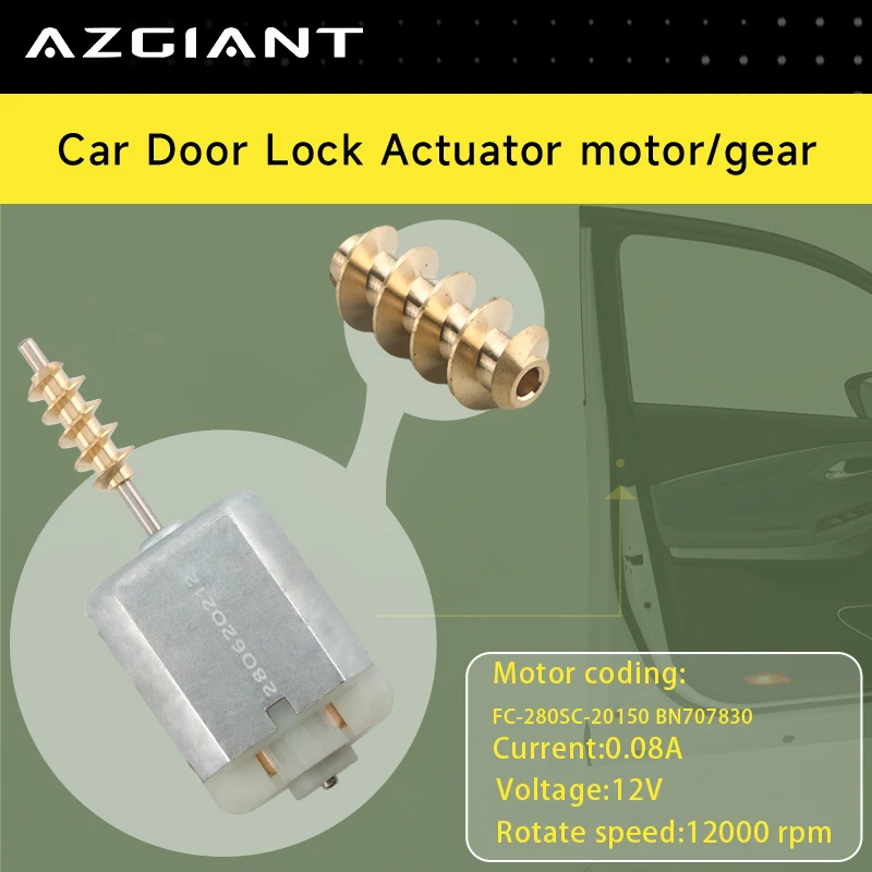 Car Door lock with adjusting motor FC-280SC 12V Worm 1T Repair Tool For Tesla Model 3 Y Chrysler 200 Interior Replacement Parts
Car Door lock with adjusting motor FC-280SC 12V Worm 1T Repair Tool For Tesla Model 3 Y Chrysler 200 Interior Replacement Parts