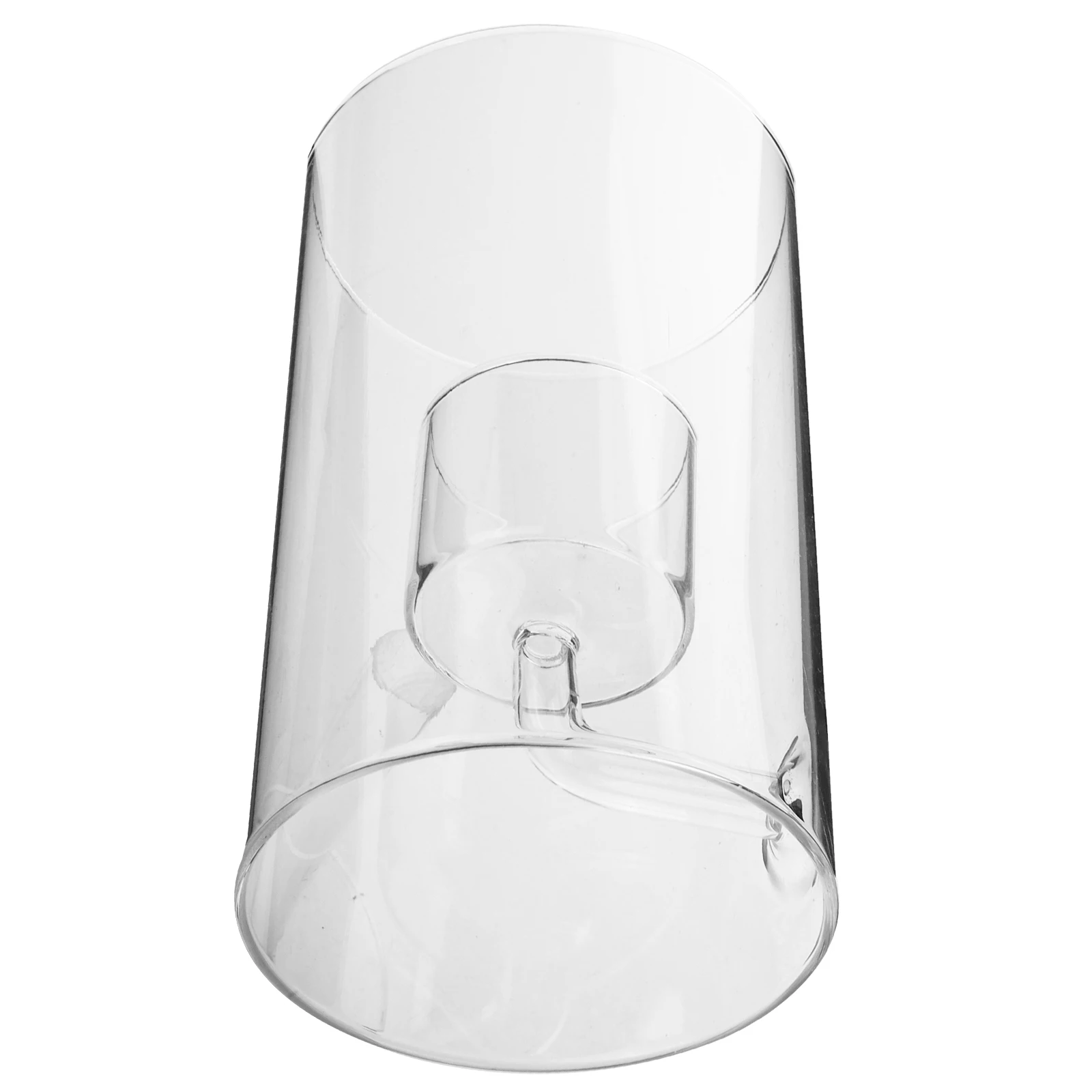 Clear Glass Cylinder Cover Transparent Open Ended Shade Windproof Protective Cover for Home Bedroom Office Study 
Clear Glass Cylinder Cover Transparent Open Ended Shade Windproof Protective Cover for Home Bedroom Office Study