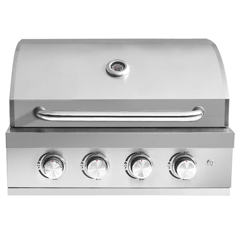Factory Supply Outdoor Kitchen Professional Stainless Steel 4 Burner Built-in BBQ Gas Grill
Factory Supply Outdoor Kitchen Professional Stainless Steel 4 Burner Built-in BBQ Gas Grill