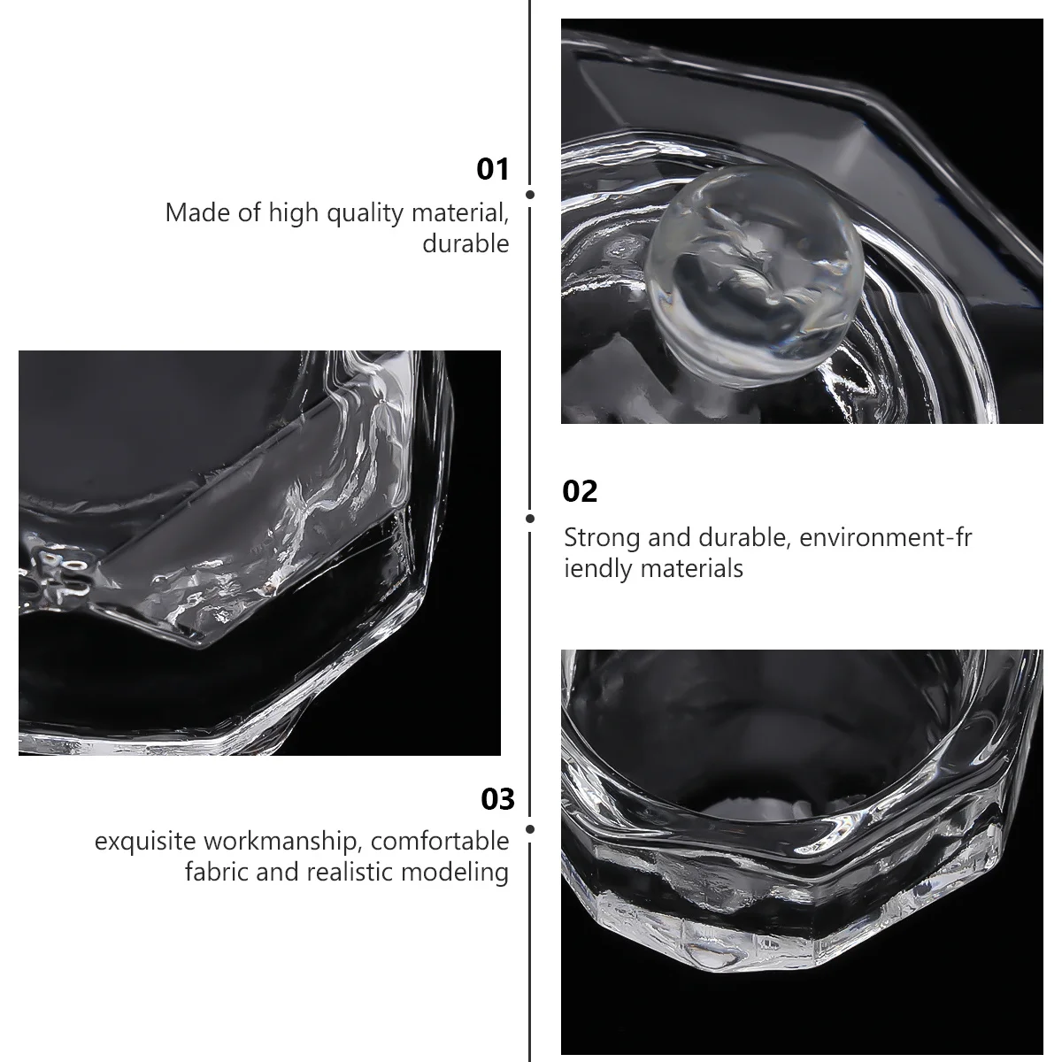 6Pcs Nail Art Crystal Cups Durable Glass Containers Nail Salon Mixing Liquid Professional Manicure Accessories
6Pcs Nail Art Crystal Cups Durable Glass Containers Nail Salon Mixing Liquid Professional Manicure Accessories