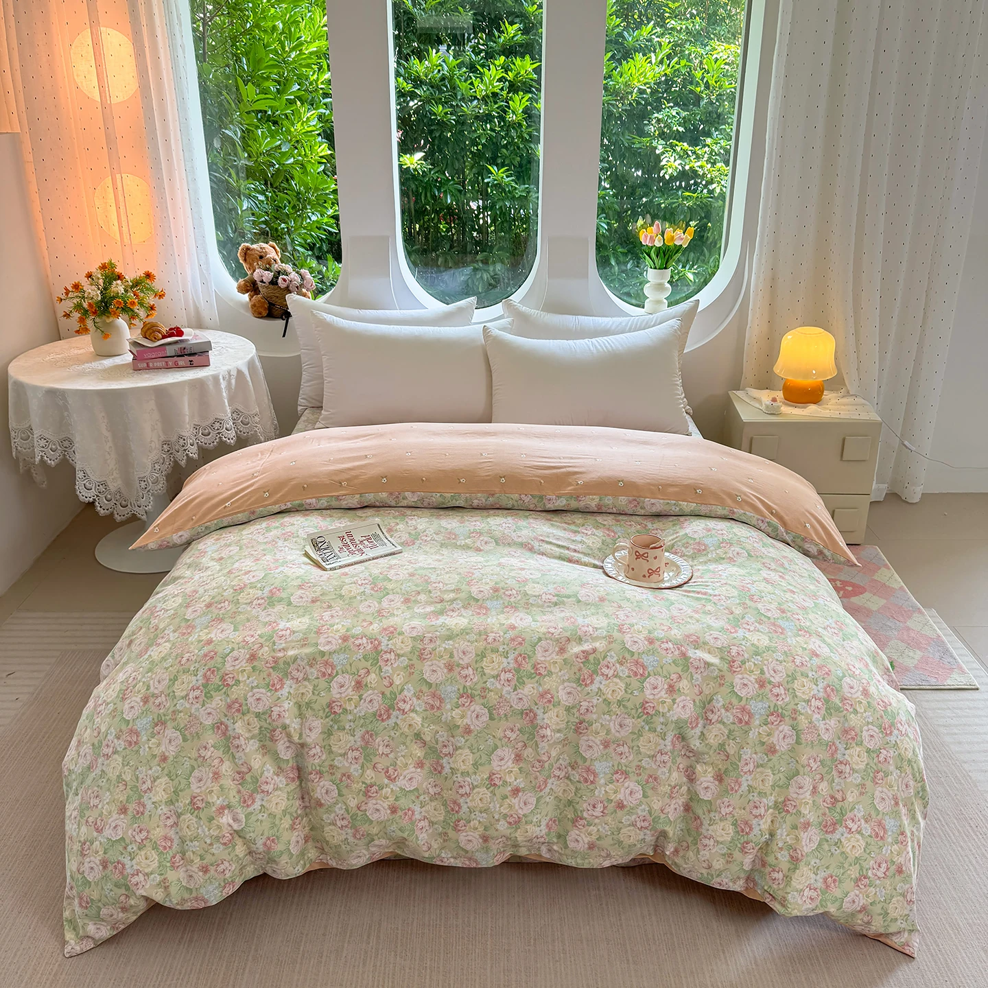 100% Cotton Duvet Cover Comforter cover Floral Style Bedding Quilt Cover housse de couette Bedclothes Bedspread 150x200 220x240 
100% Cotton Duvet Cover Comforter cover Floral Style Bedding Quilt Cover housse de couette Bedclothes Bedspread 150x200 220x240