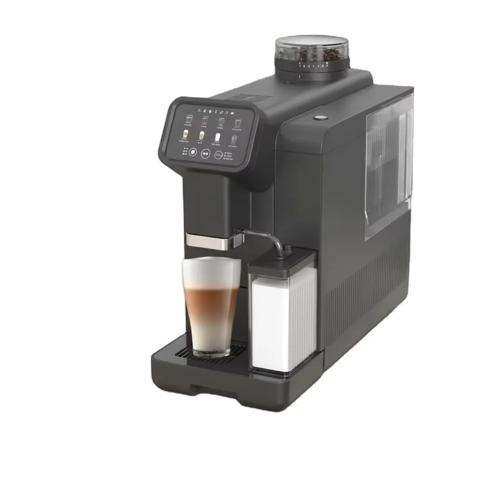 Electric Home & Office Use Portable Fully Automatic Espresso Coffee Machine with Milk Frother Self Cleaning Hot Water System
Electric Home & Office Use Portable Fully Automatic Espresso Coffee Machine with Milk Frother Self Cleaning Hot Water System