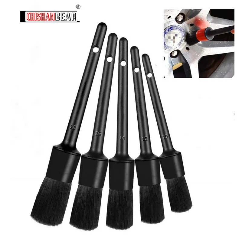 Soft Auto Detailing Brush Set,Nature Boar Hair Bristle Brush for Car Detail,Wet&Dry Use Scratch Free Automotive Cleaning Brushes
Soft Auto Detailing Brush Set,Nature Boar Hair Bristle Brush for Car Detail,Wet&Dry Use Scratch Free Automotive Cleaning Brushes