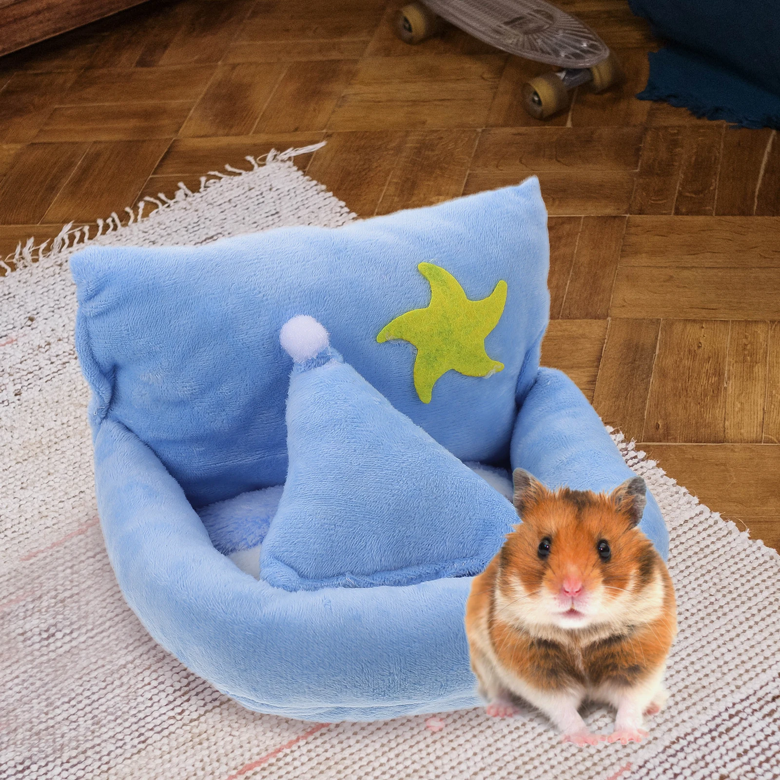 Comfortable Hamster Nest Cozy Bed Small Pet Winter Hideout for Chinchilla Guinea Pig
Comfortable Hamster Nest Cozy Bed Small Pet Winter Hideout for Chinchilla Guinea Pig