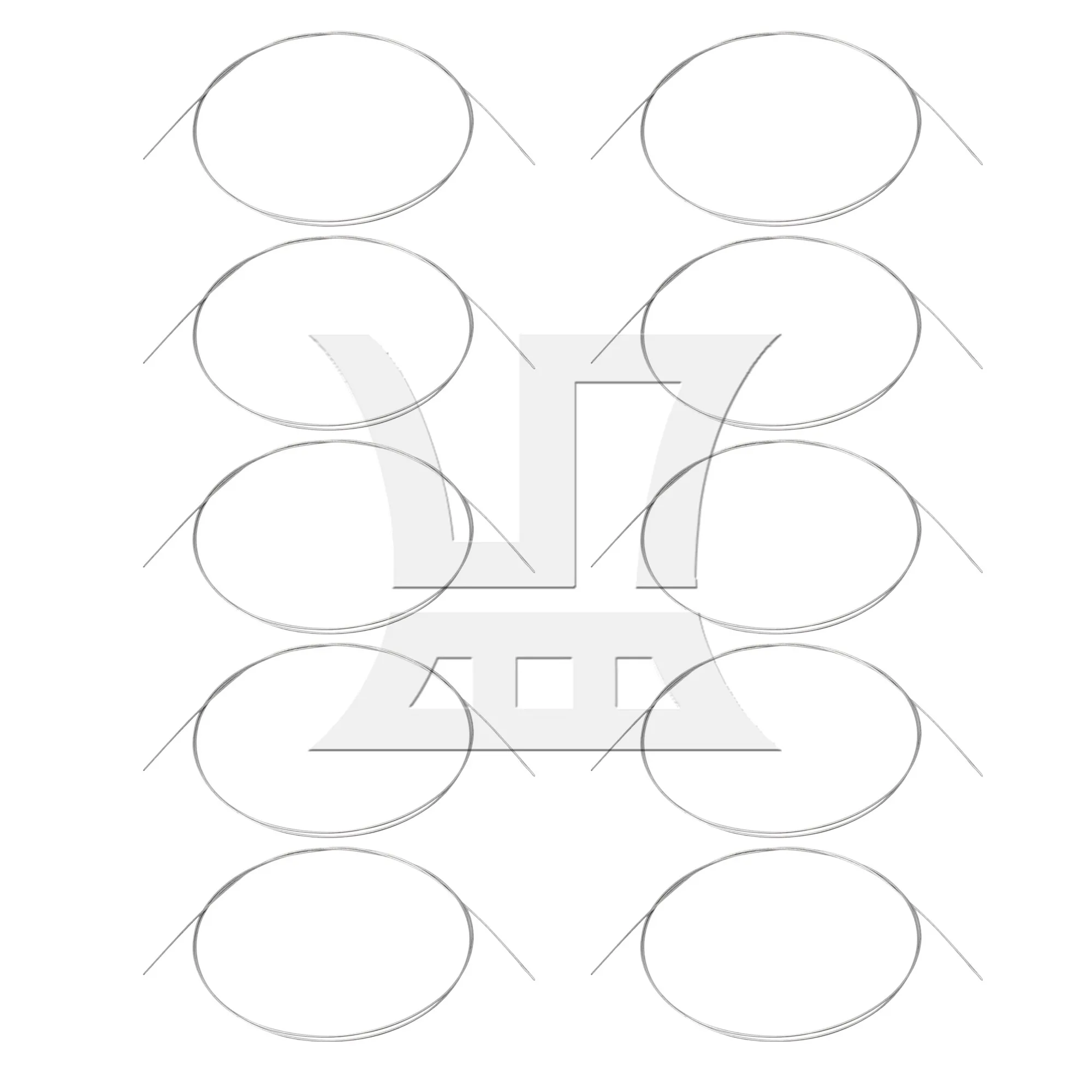 Yibuy 10 Pieces Piano Music Wire Strings 18# 1mm Dia Musical Parts 39.37inch Length
Yibuy 10 Pieces Piano Music Wire Strings 18# 1mm Dia Musical Parts 39.37inch Length