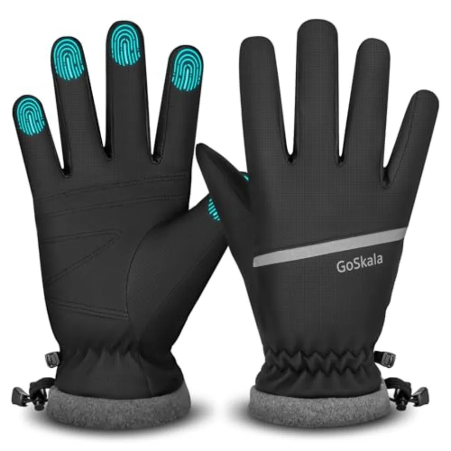 Winter Gloves Men Women, Waterproof Windproof Touchscreen Thermal for Cold Weather Outdoor Running Cycling Hiking
Winter Gloves Men Women, Waterproof Windproof Touchscreen Thermal for Cold Weather Outdoor Running Cycling Hiking