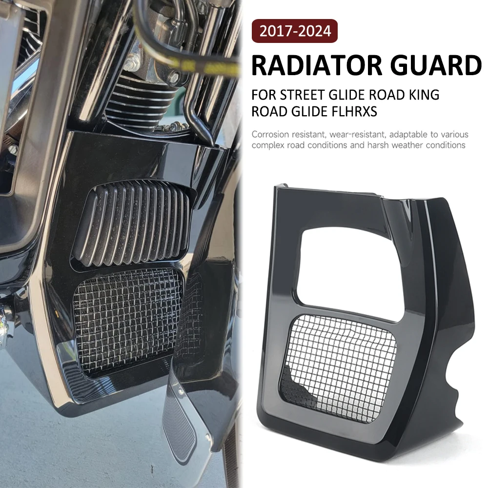 Motorcycle Front Fairing Spoiler Radiator Guard Protection Cover For Harley Davidson Road King Electra Street Glide 2017-2024
Motorcycle Front Fairing Spoiler Radiator Guard Protection Cover For Harley Davidson Road King Electra Street Glide 2017-2024