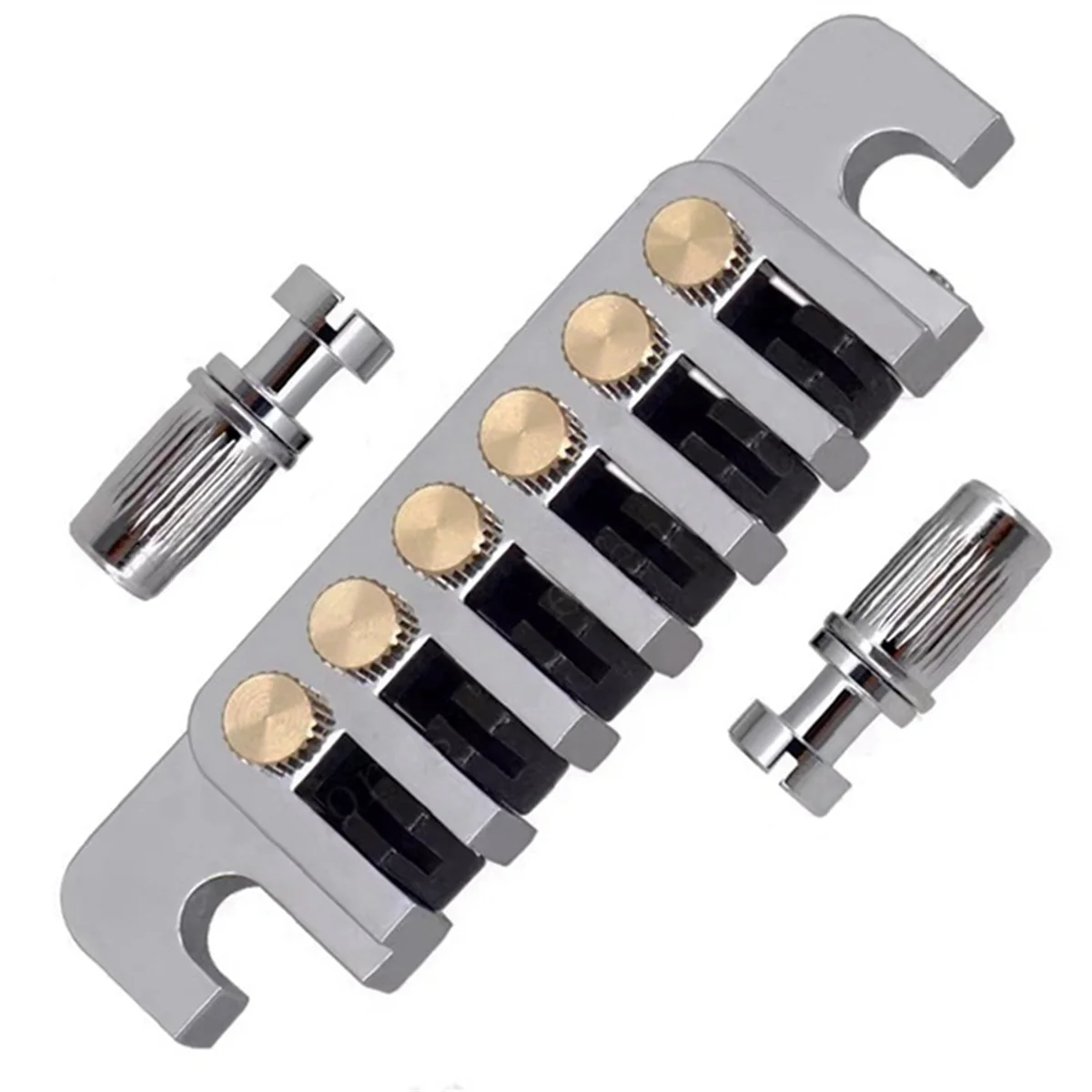 A57T LP Electric Guitar TP-6 Bridge Frame Stop Rod 70S Bridge Tailpiece Tailpiece String Code LP/SG/ES/EPI,Gold
A57T LP Electric Guitar TP-6 Bridge Frame Stop Rod 70S Bridge Tailpiece Tailpiece String Code LP/SG/ES/EPI,Gold