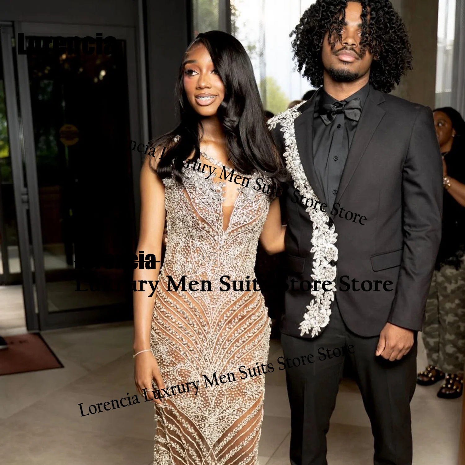 Customized Handmade Sequin Men Suits 2 Pieces Sets Male Party Blazer Intricate Groom Wedding Tuxedos Slim Jewelry Costume Homme
Customized Handmade Sequin Men Suits 2 Pieces Sets Male Party Blazer Intricate Groom Wedding Tuxedos Slim Jewelry Costume Homme