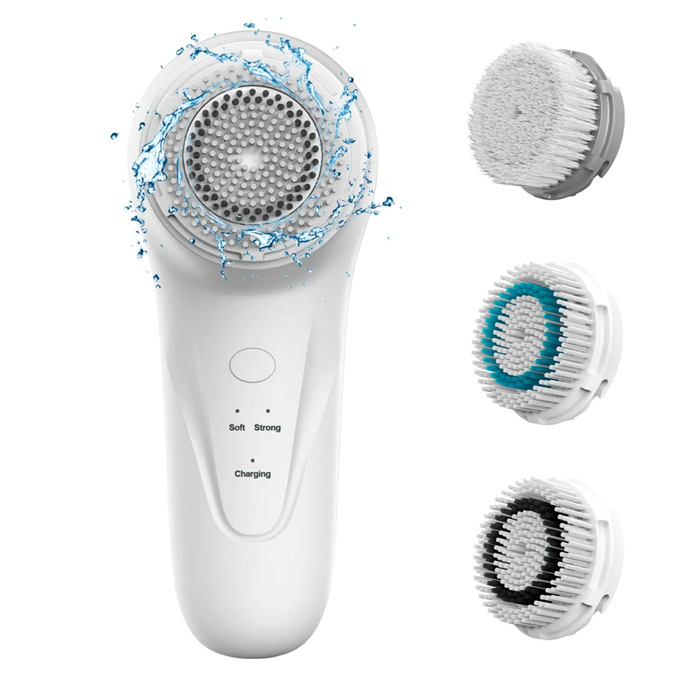Facial Cleansing Brush Facial Cleansing Brush,Sonic Facial Brush with 3 Brush Heads for Daily Skin Care
Facial Cleansing Brush Facial Cleansing Brush,Sonic Facial Brush with 3 Brush Heads for Daily Skin Care