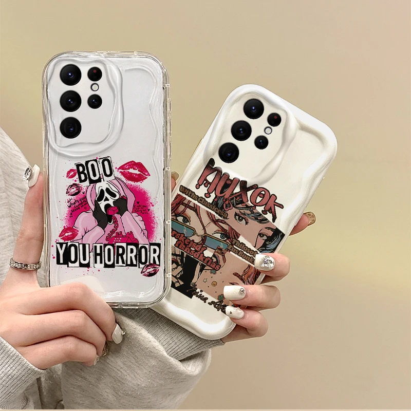 Pink Lips Skull Cartoon Phone Soft Case for Samsung Galaxy S25 S24 S23 S22 Ultra Plus S21 FE A73 A72 A55 A54 TPU Dustproof Cover
Pink Lips Skull Cartoon Phone Soft Case for Samsung Galaxy S25 S24 S23 S22 Ultra Plus S21 FE A73 A72 A55 A54 TPU Dustproof Cover