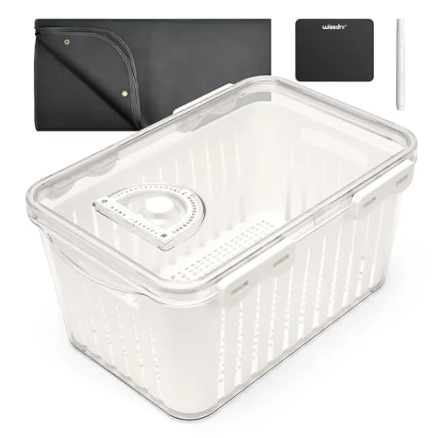 PCS Silica Gel Flower Drying Container One Step Retrieve Dried Flowers .5''L X 7.7''W X 6''H Storage Box with Cleanup Mat Erasa
PCS Silica Gel Flower Drying Container One Step Retrieve Dried Flowers .5''L X 7.7''W X 6''H Storage Box with Cleanup Mat Erasa