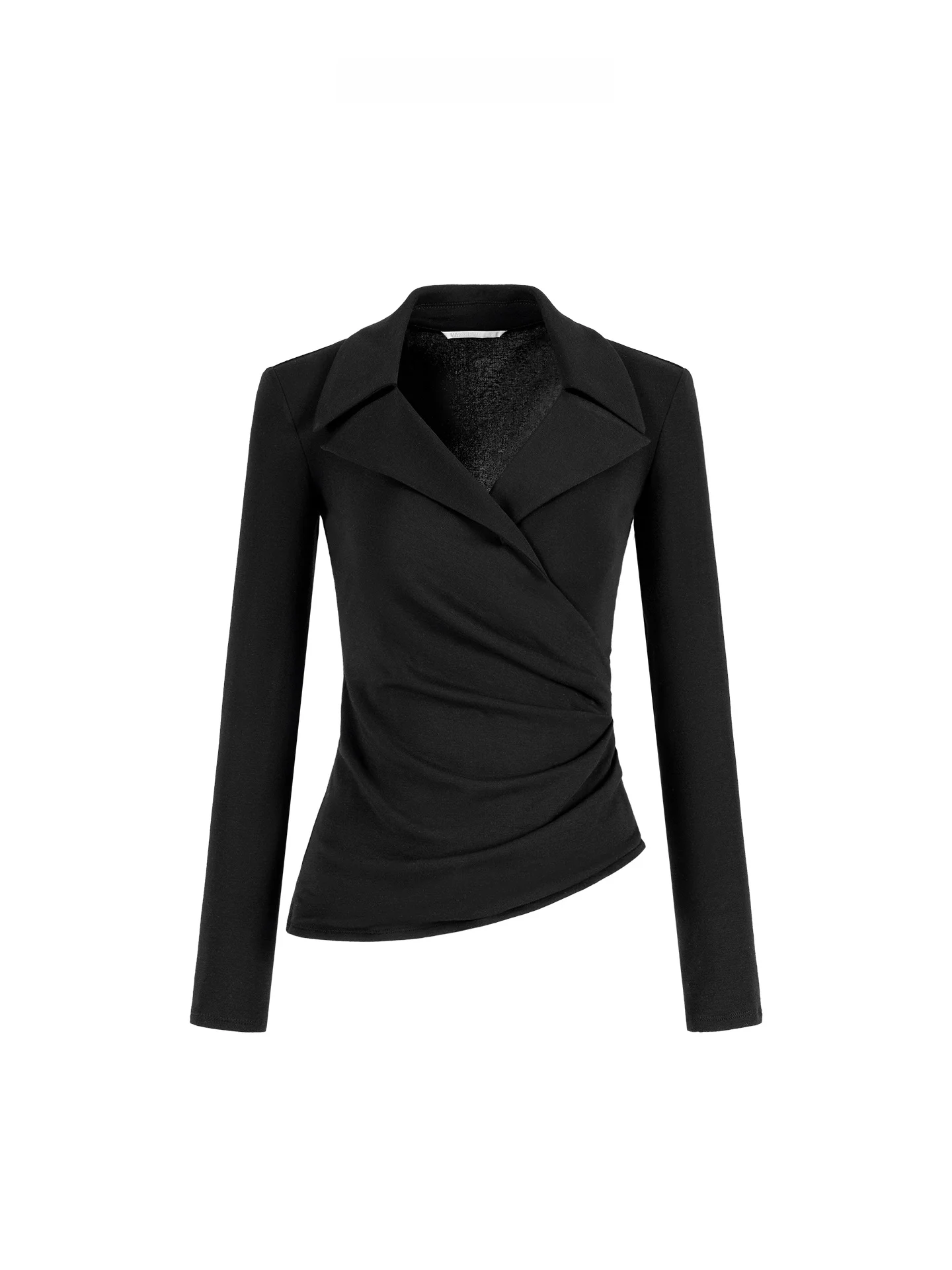 Bla Asymmetrical Hem irt Maggie Ma Pleated Layering Slim Fit Long Sve V-Ne Women's Casual Faion Clothing
Bla Asymmetrical Hem irt Maggie Ma Pleated Layering Slim Fit Long Sve V-Ne Women's Casual Faion Clothing