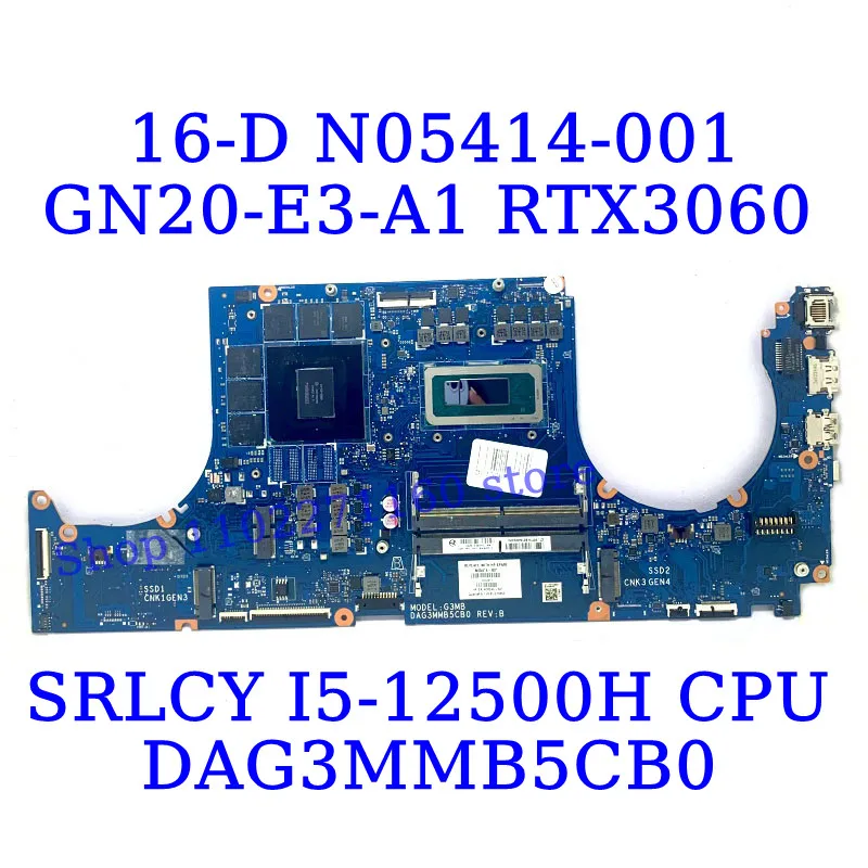 N05414-601 N08246-601 для HP 16-D с процессором I5-12500H DAG3MMB5CB0/DAG3MBMBCD0, материнская плата для ноутбука GN20-E3-A1 RTX3060, 100% протестировано, ОК
N05414-601 N08246-601 для HP 16-D с процессором I5-12500H DAG3MMB5CB0/DAG3MBMBCD0, материнская плата для ноутбука GN20-E3-A1 RTX3060, 100% протестировано, ОК