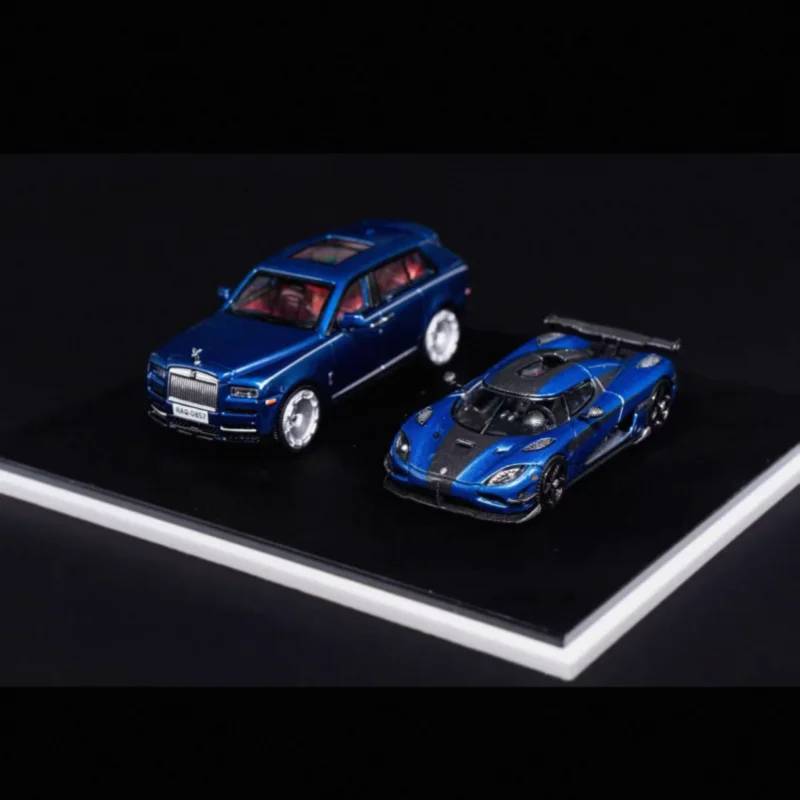 HCI 1/64 Cullinan+Agera RS Limited Edition Luxury Blue Twin Car Set Alloy Model
HCI 1/64 Cullinan+Agera RS Limited Edition Luxury Blue Twin Car Set Alloy Model