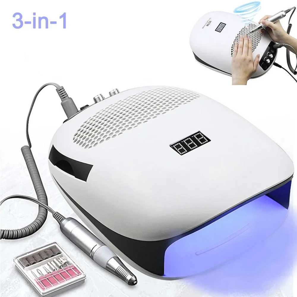 New 140W 3-IN-1Multifunction Dust Vacuum Cleaner &Electric Drill &UV LED Lamp Manicure Machine For Salon
New 140W 3-IN-1Multifunction Dust Vacuum Cleaner &Electric Drill &UV LED Lamp Manicure Machine For Salon