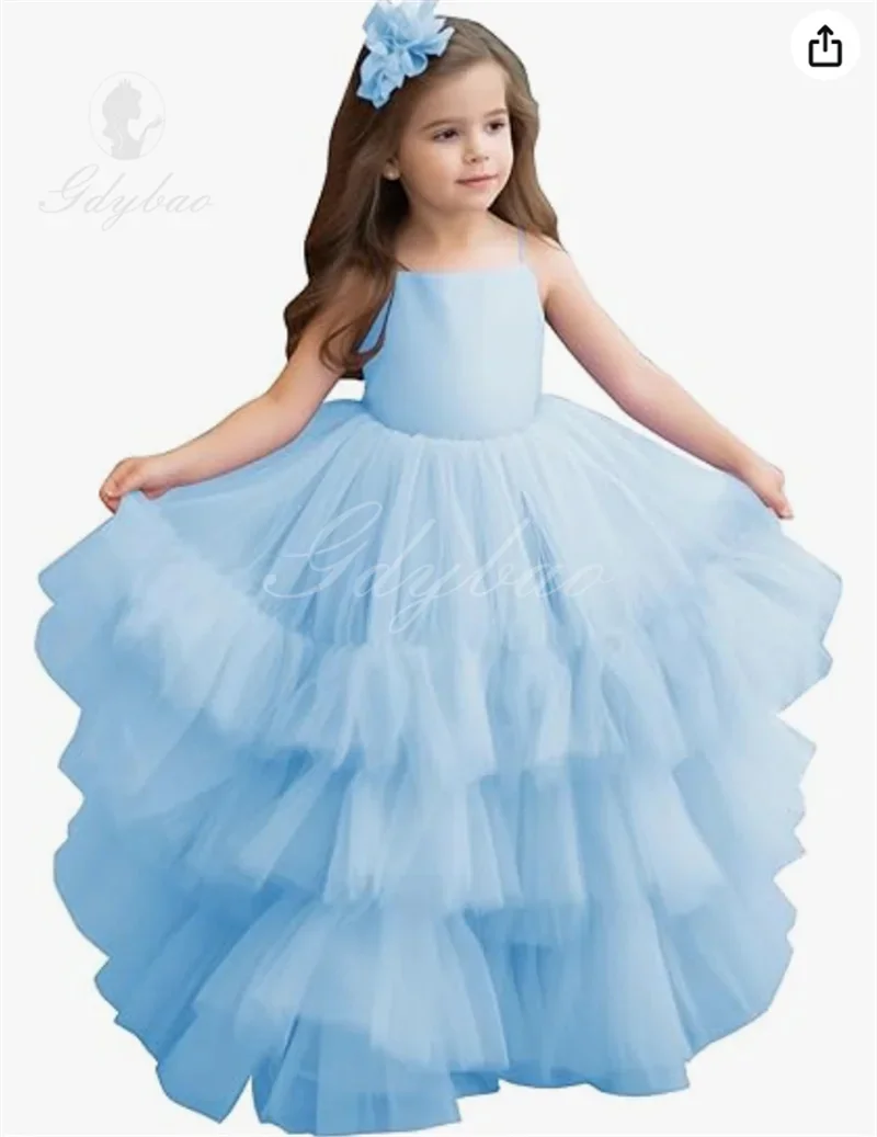 Tiered Flower Girl Dress Tulle Puffy Ruffles Sleeveless Floor Length Princess Dress Birthday Party First Communion Ball Gown
Tiered Flower Girl Dress Tulle Puffy Ruffles Sleeveless Floor Length Princess Dress Birthday Party First Communion Ball Gown