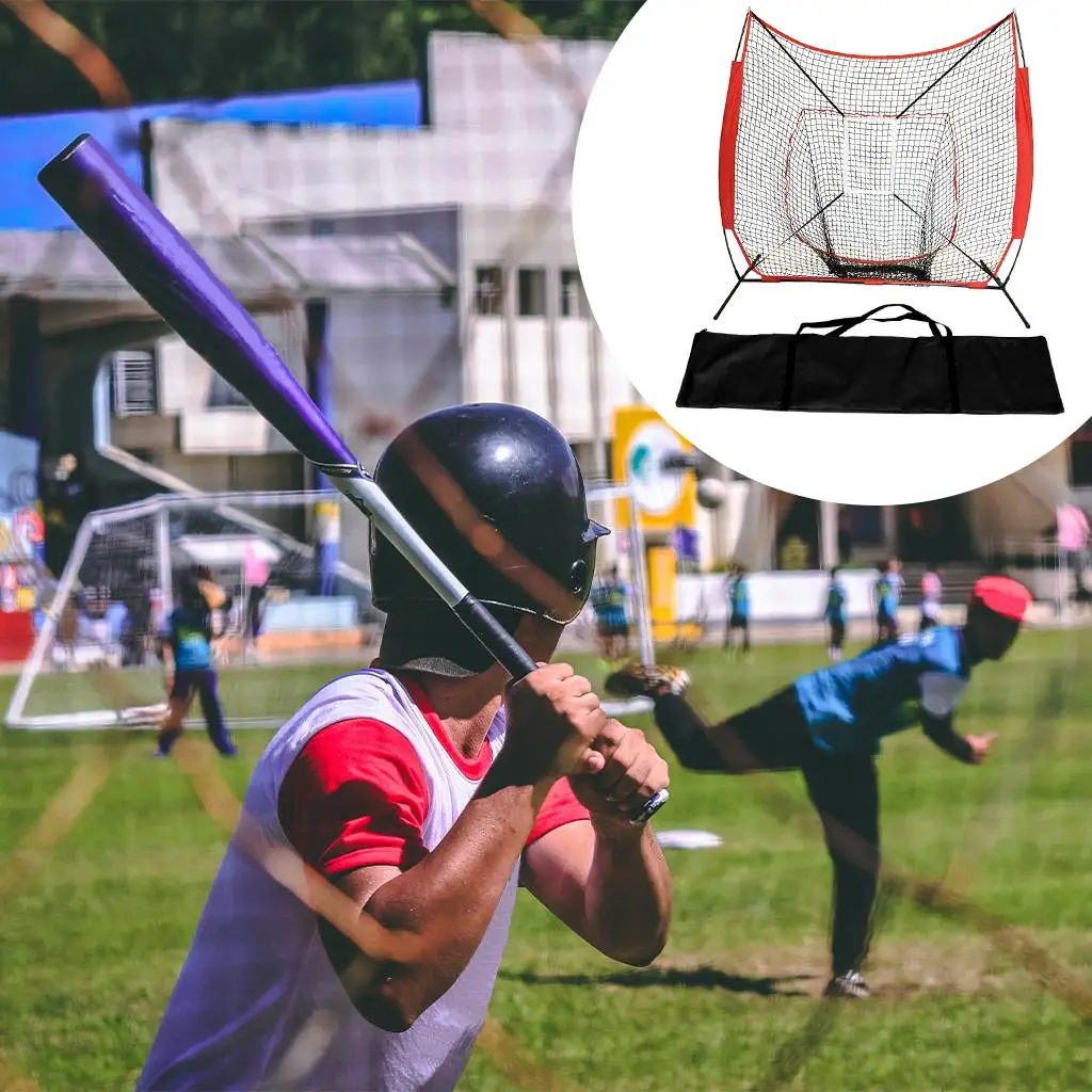 Portable Baseball Softball Practice Net 7x7' Strike Zone Hitting Batting Pitching Pitching Drills Training Aid Indoor Outdoor
Portable Baseball Softball Practice Net 7x7' Strike Zone Hitting Batting Pitching Pitching Drills Training Aid Indoor Outdoor