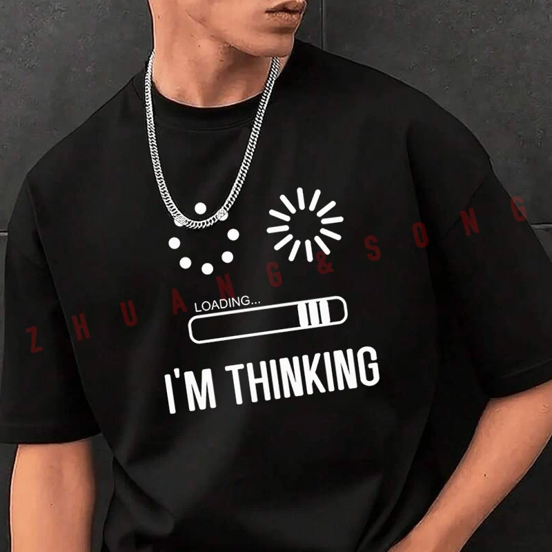 Im Thinking Graphic Men's Print T-Shirt Fashionable Casual Street Style Suitable For Travel And Sports Tshirt Tee
Im Thinking Graphic Men's Print T-Shirt Fashionable Casual Street Style Suitable For Travel And Sports Tshirt Tee