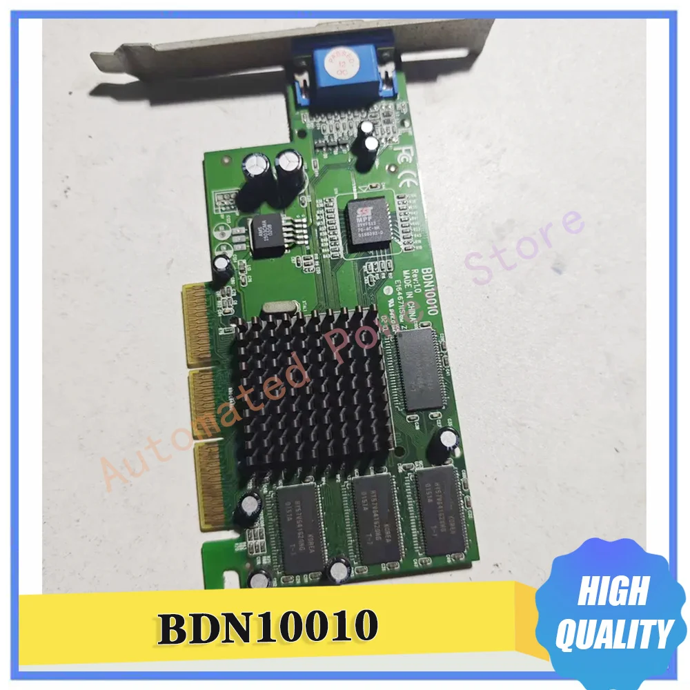 BDN10010 32M TNT2 M64 Pro AGP Graphics Card Works Perfectly
BDN10010 32M TNT2 M64 Pro AGP Graphics Card Works Perfectly
