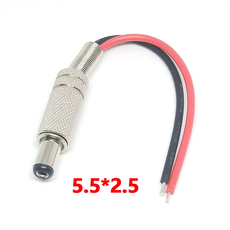 5.5 x 2.1 5.5 x 2.5 mm female to male with cable DC Power Connector Adapter Charging Plug Socket
5.5 x 2.1 5.5 x 2.5 mm female to male with cable DC Power Connector Adapter Charging Plug Socket
