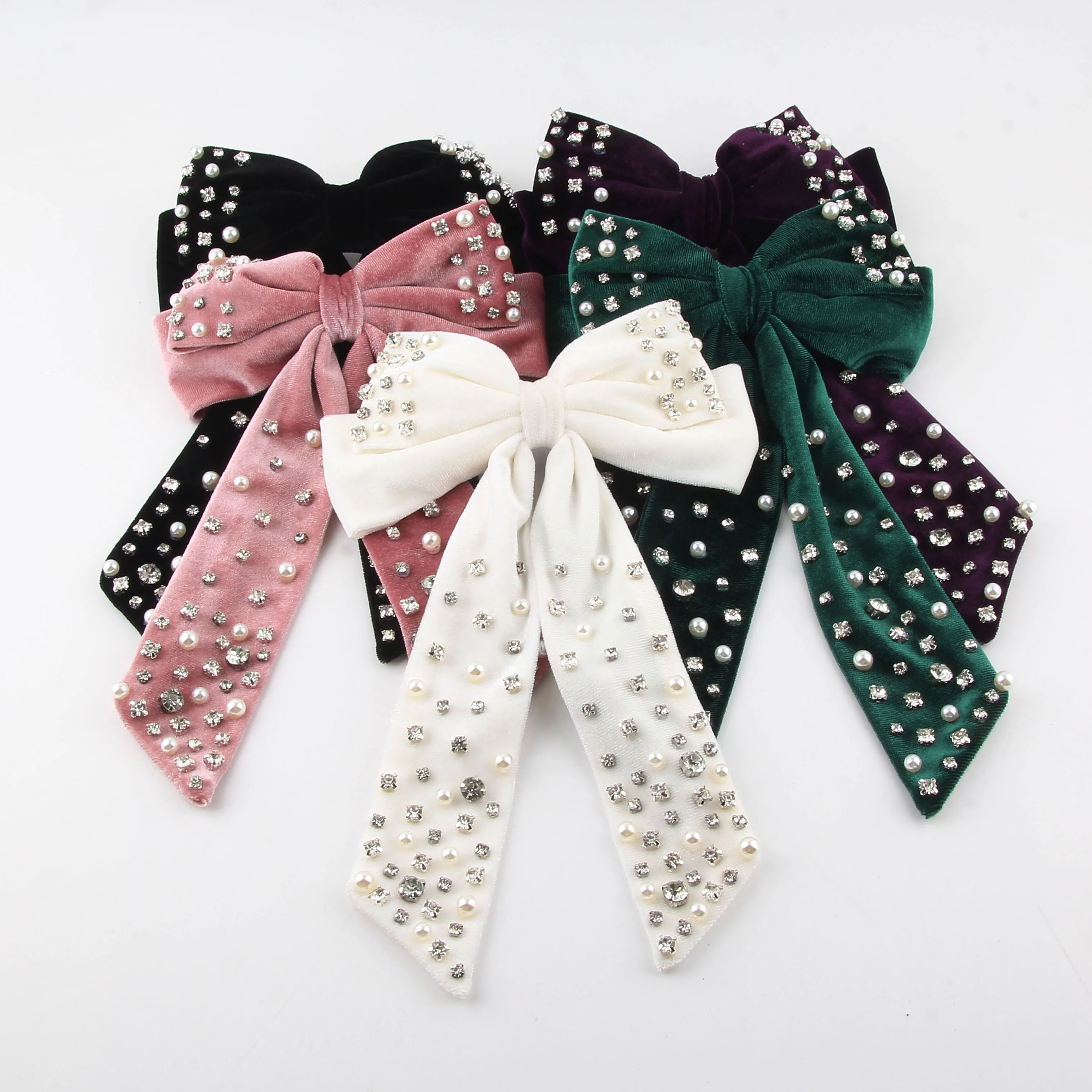 New Cross-Border European And American Style Rhinestone Bow Clip High-End Street Style Rhinestone Hair Accessory For Women 410
New Cross-Border European And American Style Rhinestone Bow Clip High-End Street Style Rhinestone Hair Accessory For Women 410