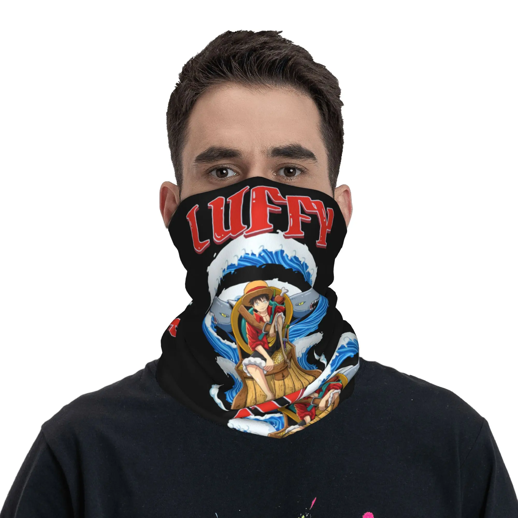 Anime One Piece Luffy Bandana Neck Gaiter Windproof Face Scarf Cover Women Men Headband Tube Balaclava
Anime One Piece Luffy Bandana Neck Gaiter Windproof Face Scarf Cover Women Men Headband Tube Balaclava