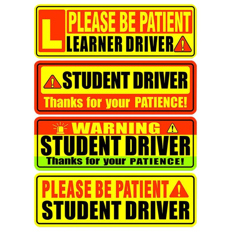 Student Driver Bumper Sticker Reflective New Learner Safety Reusable Magnet Warning Rookie Driver Bumper Sticker Removable For
Student Driver Bumper Sticker Reflective New Learner Safety Reusable Magnet Warning Rookie Driver Bumper Sticker Removable For