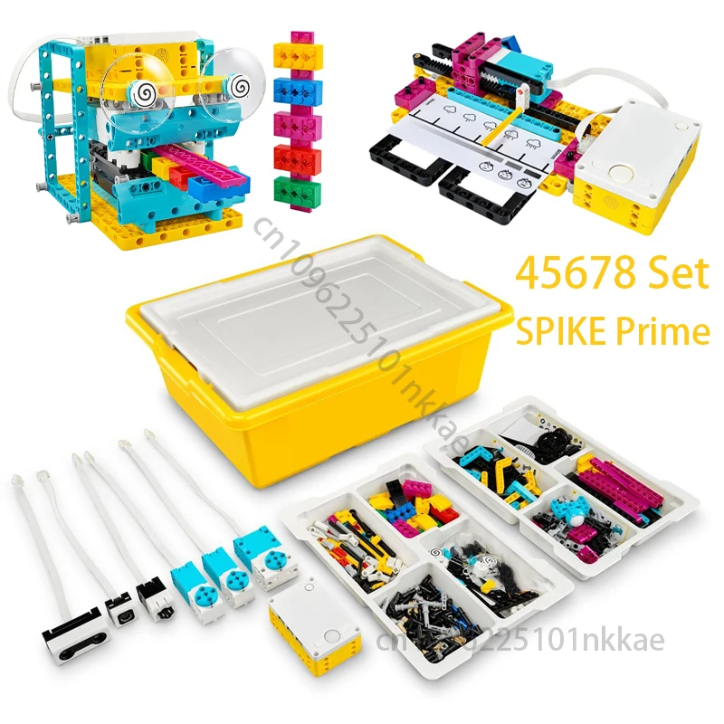 НОВЫЙ технический набор 45678 SPIKE Prime, строительные блоки, сделай сам, 53444, программируемая втулка, STEAM, школьные образовательные кирпичи, детская игрушка в подарок
НОВЫЙ технический набор 45678 SPIKE Prime, строительные блоки, сделай сам, 53444, программируемая втулка, STEAM, школьные образовательные кирпичи, детская игрушка в подарок