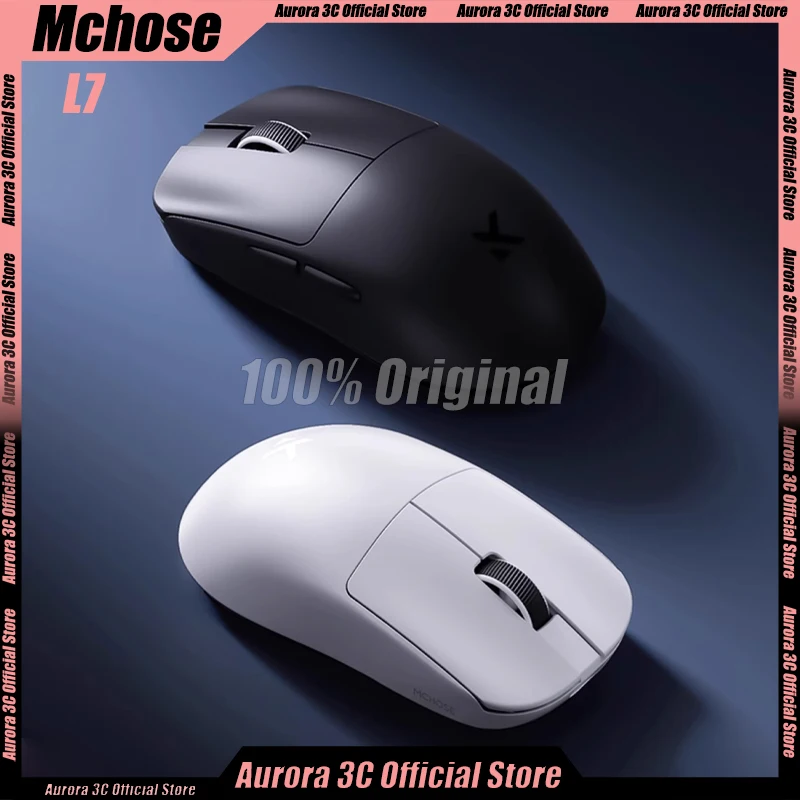 Mchose L7 Ultra Mouse 3Mode Wireless PAW3395 8K Return Lightweight Gaming Mouse E-sports Low Latency Accessories Customized Gift
Mchose L7 Ultra Mouse 3Mode Wireless PAW3395 8K Return Lightweight Gaming Mouse E-sports Low Latency Accessories Customized Gift