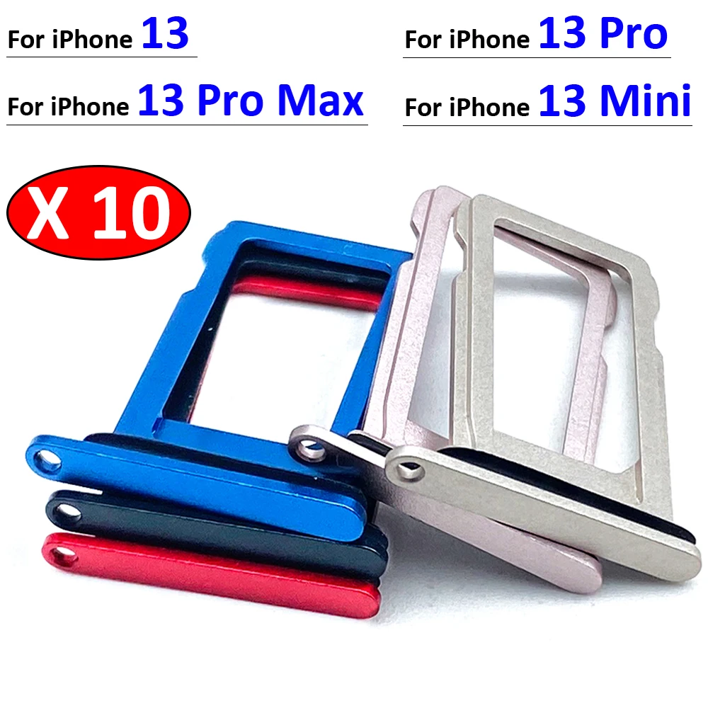 10Pcs/Lot Original For iPhone 13 Pro Max Mini Dual Sim Card slot tray Holder repair parts
10Pcs/Lot Original For iPhone 13 Pro Max Mini Dual Sim Card slot tray Holder repair parts