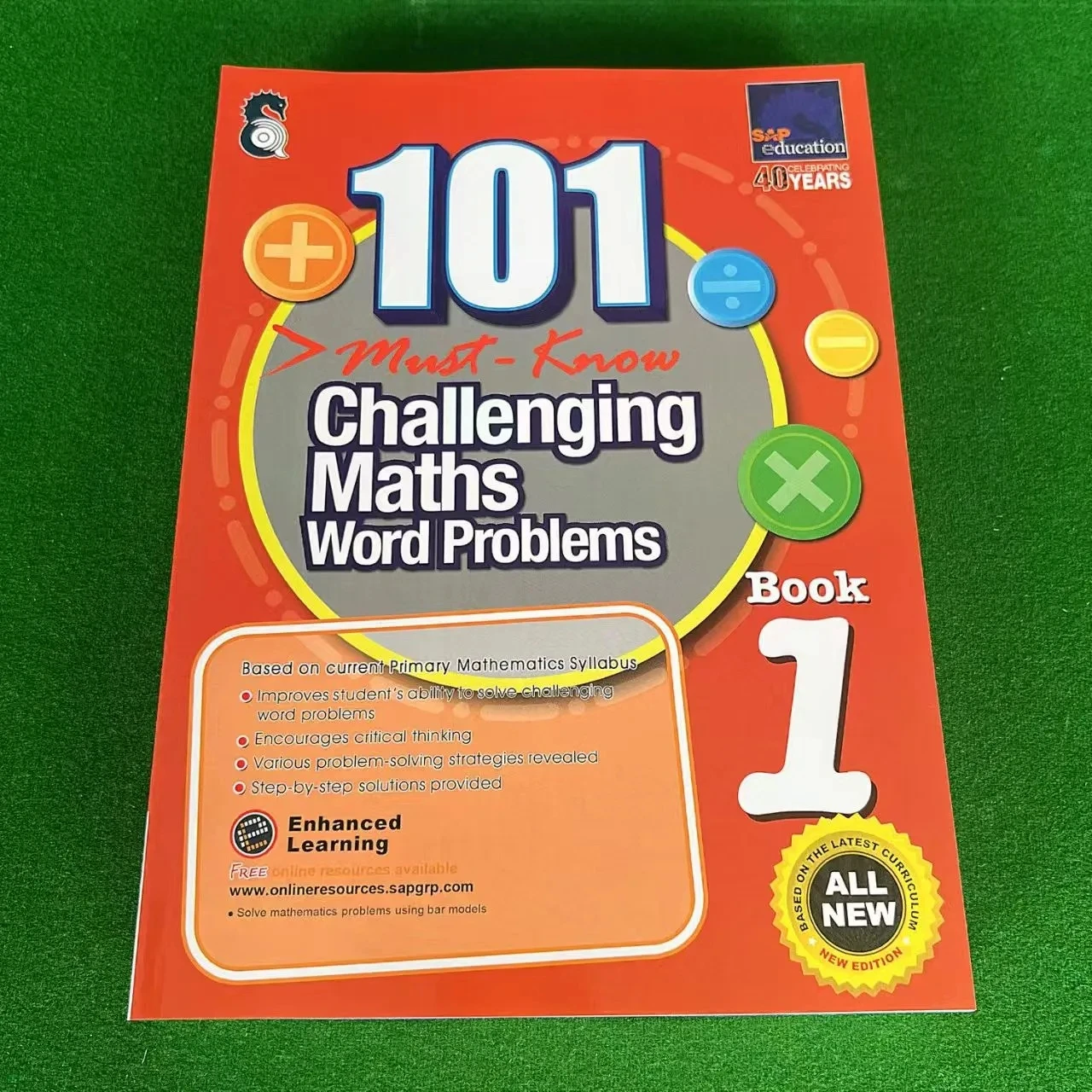 101 Challenging Maths Word Problems Books Singapore Primary School Grade 1-6 Math Practice Book English Book 6 Books/Set Libros
101 Challenging Maths Word Problems Books Singapore Primary School Grade 1-6 Math Practice Book English Book 6 Books/Set Libros