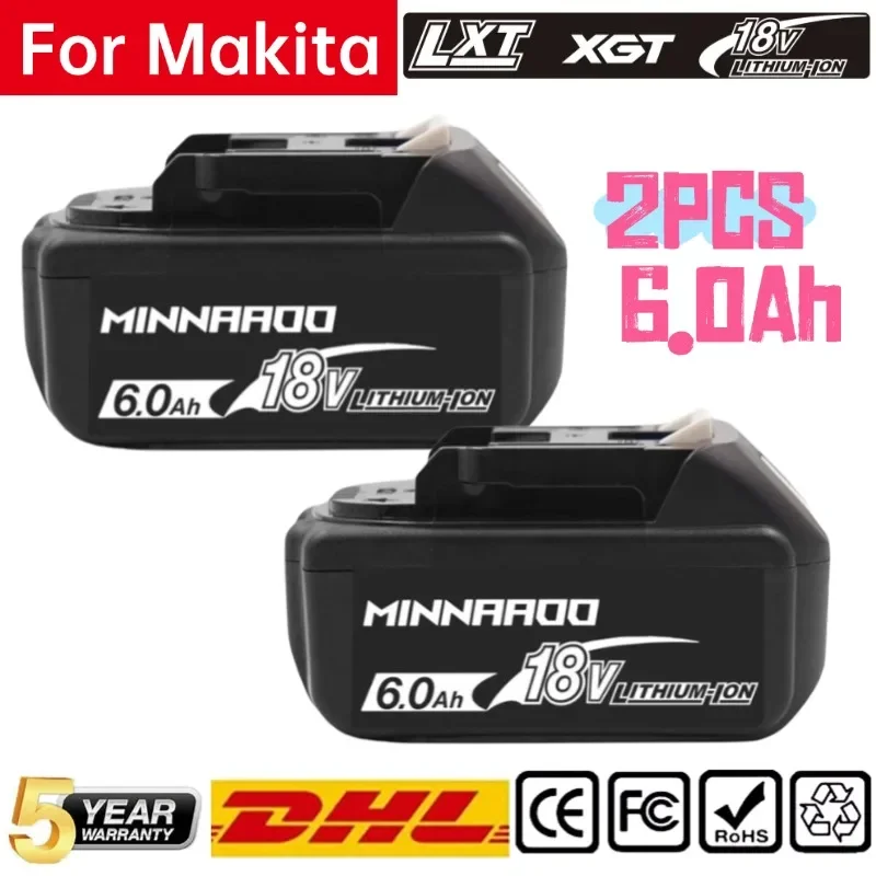 For Makita 18V 6.0Ah Rechargeable Battery For Makita BL1830 BL1830B BL1840 BL1840B BL1850 BL1850B Power Tools makita accu 18v
For Makita 18V 6.0Ah Rechargeable Battery For Makita BL1830 BL1830B BL1840 BL1840B BL1850 BL1850B Power Tools makita accu 18v