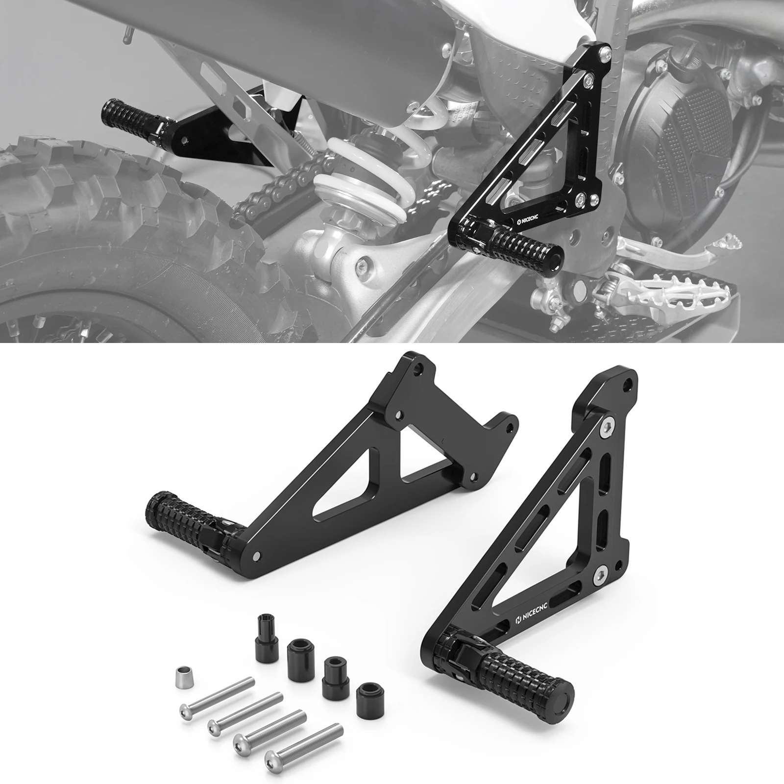 NICECNC For KTM EXC 300 2024-2025 EXC 250 EXCF 350 EXC 450 XCW 300 Passenger Foot Peg Footrest Bracket SXF 250 SXF 450 SX 125
NICECNC For KTM EXC 300 2024-2025 EXC 250 EXCF 350 EXC 450 XCW 300 Passenger Foot Peg Footrest Bracket SXF 250 SXF 450 SX 125