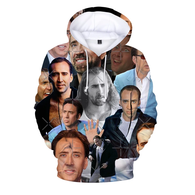 Harajuku Hip Hop Comfortable Nicolas Cage Actor 3D print Hoodies Sweatshirts Men/Women Sweatshirt Adult/Child Casual Pullovers
Harajuku Hip Hop Comfortable Nicolas Cage Actor 3D print Hoodies Sweatshirts Men/Women Sweatshirt Adult/Child Casual Pullovers