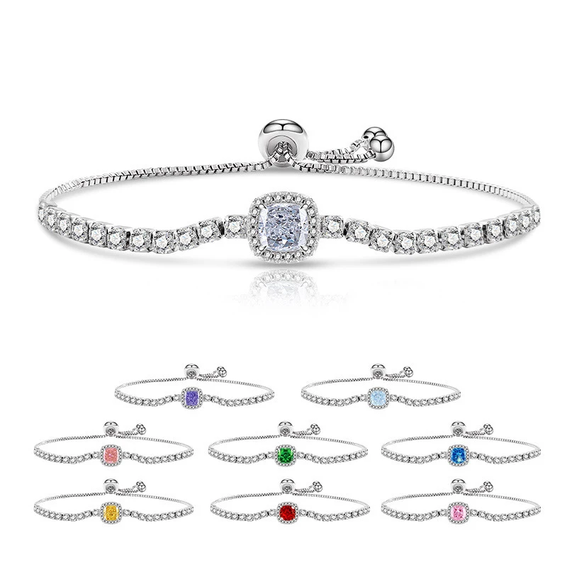 2026 Hot Selling 925 Silver Personalized Colorful Ice Flower Cut Diamond Bracelet - Suitable for women to wear at fashionable pa
2026 Hot Selling 925 Silver Personalized Colorful Ice Flower Cut Diamond Bracelet - Suitable for women to wear at fashionable pa