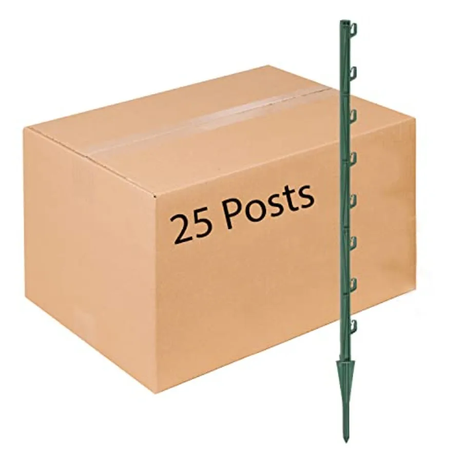 P-30G 30 Inch Garden Fence Post Ideal for Gardens and Temporary Fencing - 25 Pack
P-30G 30 Inch Garden Fence Post Ideal for Gardens and Temporary Fencing - 25 Pack
