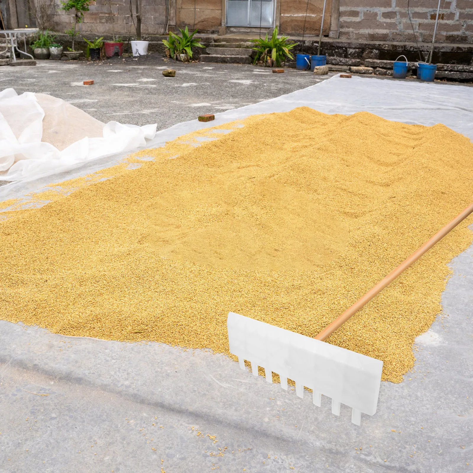 Пластиковые грабли для сада и газона, ручной инструмент для удаления сорняков и кустарников, для ухода за газоном
Пластиковые грабли для сада и газона, ручной инструмент для удаления сорняков и кустарников, для ухода за газоном