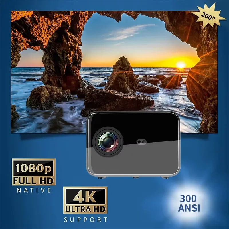 Javoda V5 Smart LCD Projectors 4K 1080p Home Theater Android 9 Auto Focus 10000 Lumens Built-In Speakers Portable Wi-Fi LED
Javoda V5 Smart LCD Projectors 4K 1080p Home Theater Android 9 Auto Focus 10000 Lumens Built-In Speakers Portable Wi-Fi LED