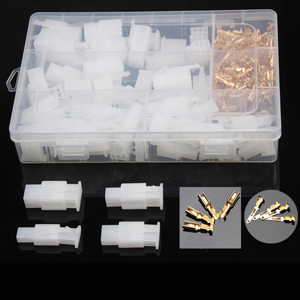 380Pcs Auto Terminal Connector Set Copper Plastic Electrical Terminal Wire for Car Motorcycle Truck Bike E-Bike
380Pcs Auto Terminal Connector Set Copper Plastic Electrical Terminal Wire for Car Motorcycle Truck Bike E-Bike