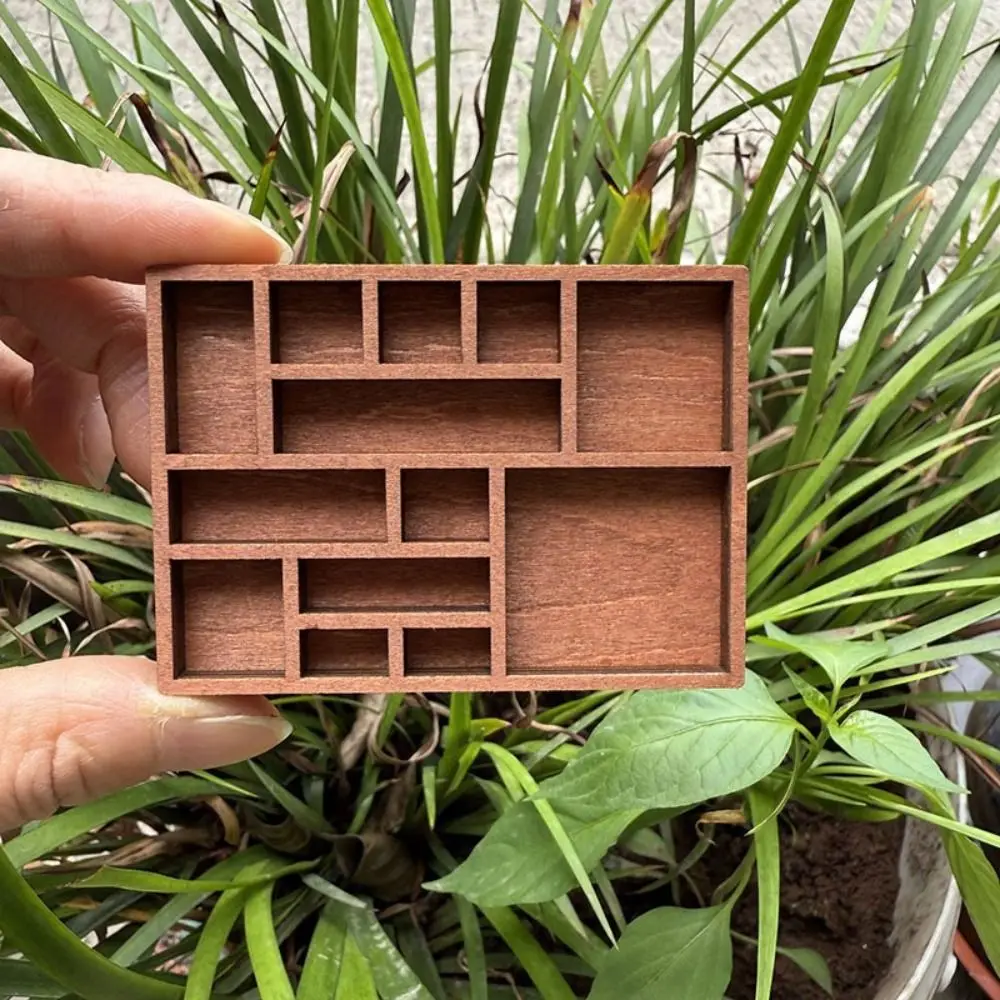 Wooden Mini Jewelry Holder Miniature Crystal Multi Compartments Miniature Trinket Shelf Ore Specimen Storage Dollhouse Shelf
Wooden Mini Jewelry Holder Miniature Crystal Multi Compartments Miniature Trinket Shelf Ore Specimen Storage Dollhouse Shelf