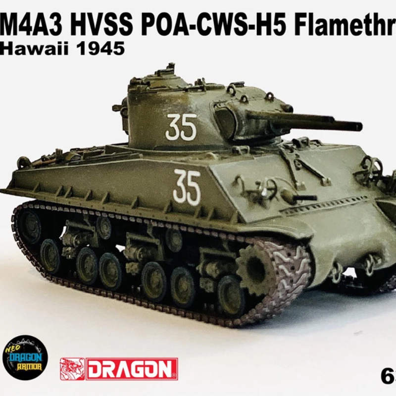 Dragon Tank Models 1:72 M4A3 CWS-POA-H5 Flame Sherman USMC #35 NO.63148 US Army Collection IN STOCK
Dragon Tank Models 1:72 M4A3 CWS-POA-H5 Flame Sherman USMC #35 NO.63148 US Army Collection IN STOCK