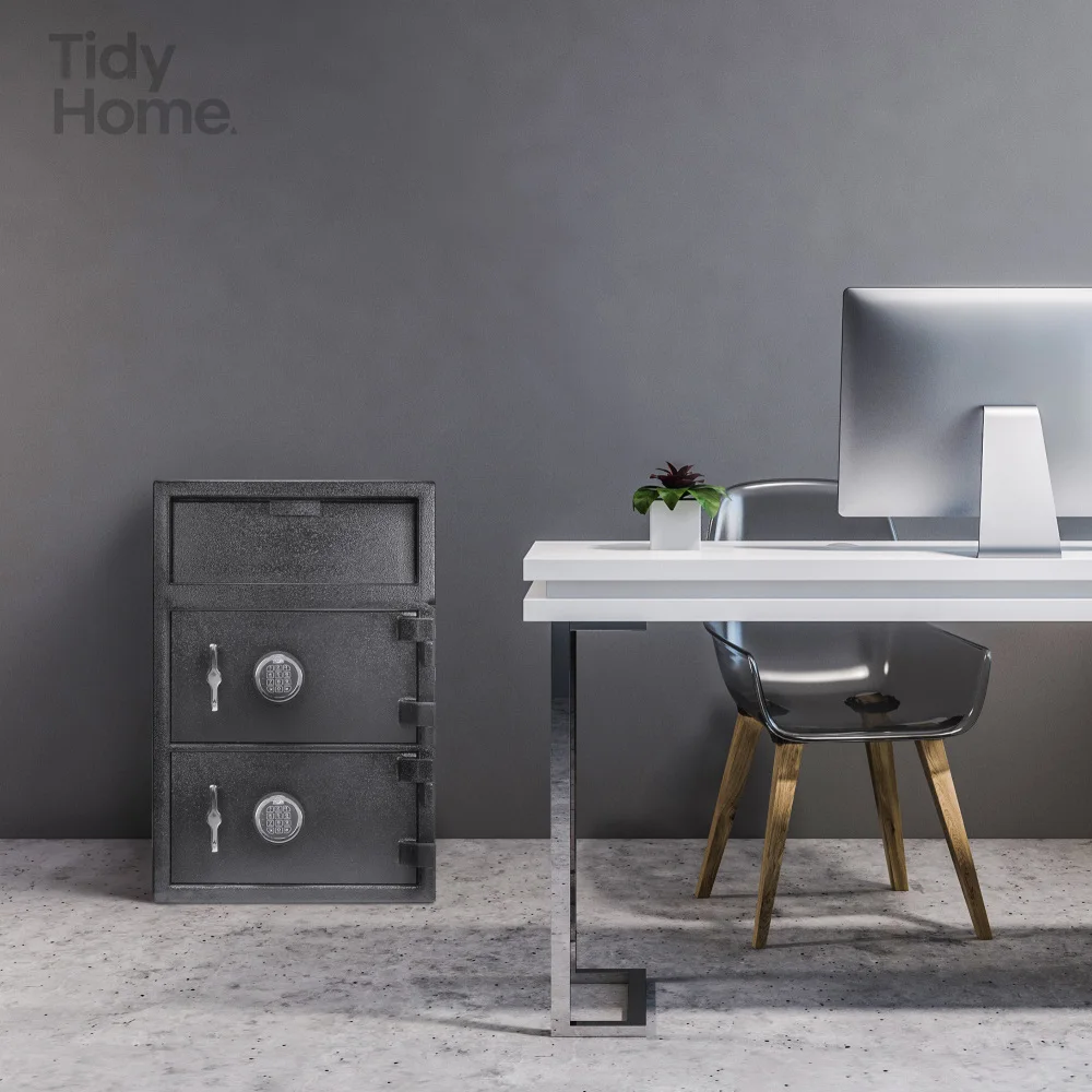 Digital Keypad Two Lock Depository Safe,dual user mode,Lock Out Mode,for home,Office,enterprise double-layered partition safe
Digital Keypad Two Lock Depository Safe,dual user mode,Lock Out Mode,for home,Office,enterprise double-layered partition safe
