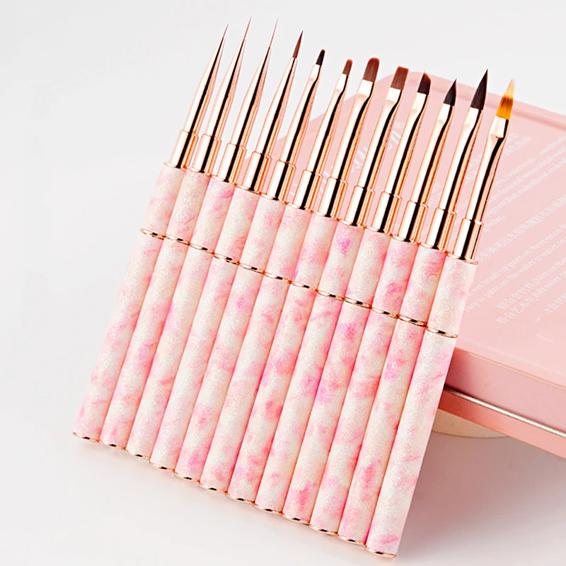 Nail Art Pen Rose Gold Nail Brush Line Painting Brushes Nails Crystal Acrylic Liner Drawing
Nail Art Pen Rose Gold Nail Brush Line Painting Brushes Nails Crystal Acrylic Liner Drawing